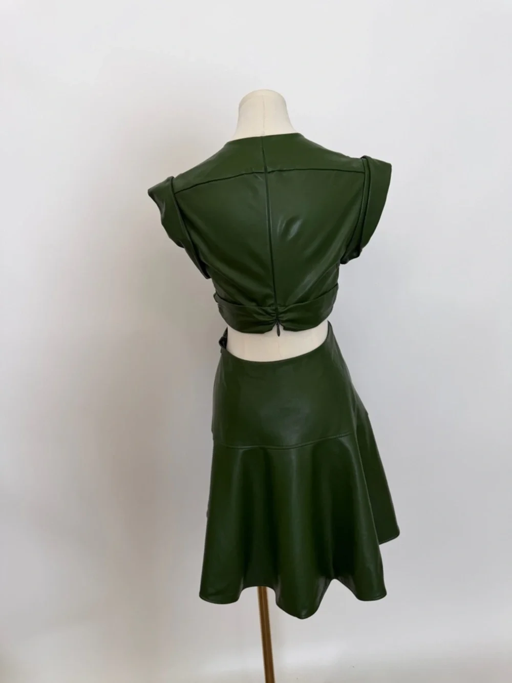 A.L.C. Lexi Dress in Forest Green - Picture 5 of 10